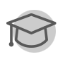 graduation cap icon