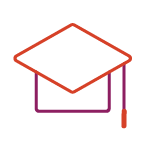a graduation cap with a tassel on top of it